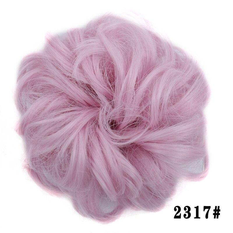 LUPU Резинка для волос шиньон с резинкой, грязный пучок для волос, синтетические натуральные накладные волосы для женщин, высокотемпературное волокно