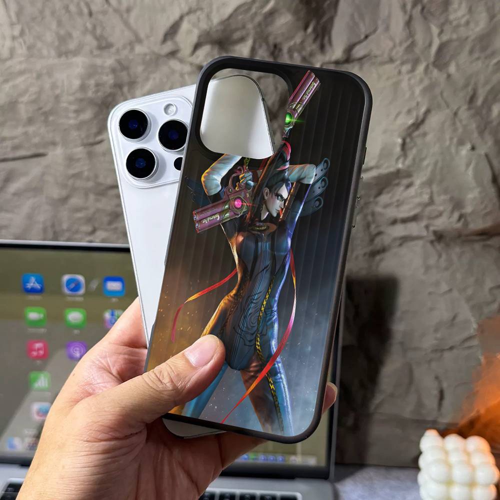 Чехол для телефона Bayonetta Anime для IPhone 17 16 15 14 13 12 11 Pro Max Plus Pro, прозрачный, нескользящий