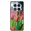 Закаленное Стекло Чехол Для Redmi Note 14 Pro Coque 14Pro Цветы Чехлы Для Телефона Для Xiaomi Redmi Note14 Pro Жесткий Задний Чехол Funda