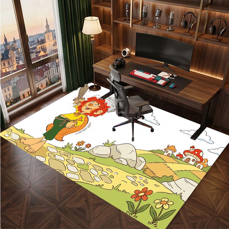 Pumuckl Rug Soft Thick Non Slip Floor Carpet for Bedroom Living Room Home Decor
