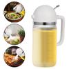 Cooking Baking Oil Vinegar Mist Sprayer Olive Oil Dispenser Bottle Pouring Bottle For BBQ Kitchen Dual-Purpose Glass