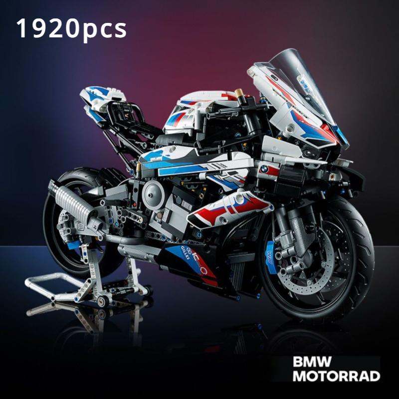 Мотоцикл M1000RR, строительный блок, игрушечная модель, детский подарок на день рождения для мальчиков и девочек