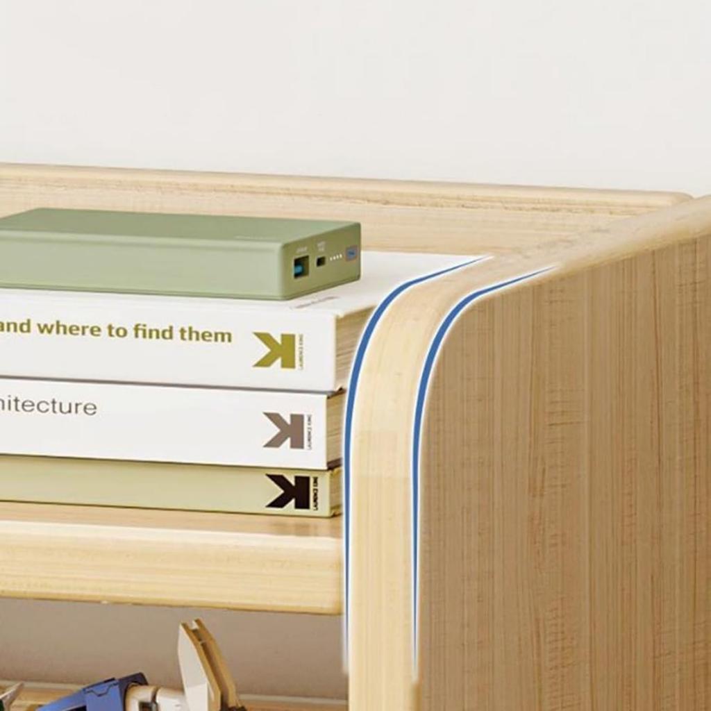 2-Tier Wooden Desktop Organizer - Multipurpose Countertop Storage for Books/Decor, Sturdy 2-Shelf Desk Organizer with Drawer