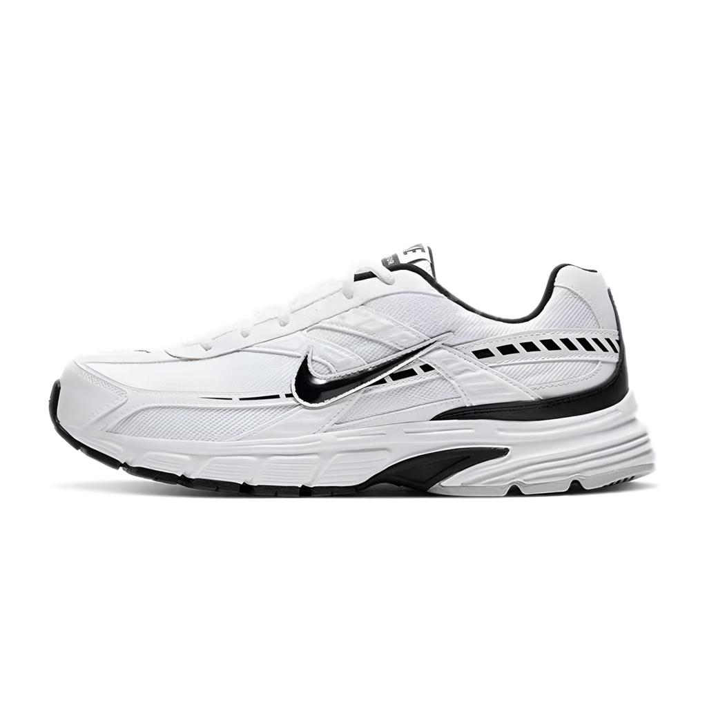 Nike Initiator Mesh Cushioning Abrasion Resistant Breathable Coverage Lightweight Low top Running Shoes Unisex Black 394055-100(Team960-)