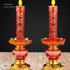 Пара электрических свечей с мерцающим пламенем: Подсвечник-вилка для дома, алтаря или лампы Бога богатства