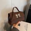 Gentle Niche Design Versatile Bow Handbag Spring And Summer Versatile Messenger Bag Small Square Bag