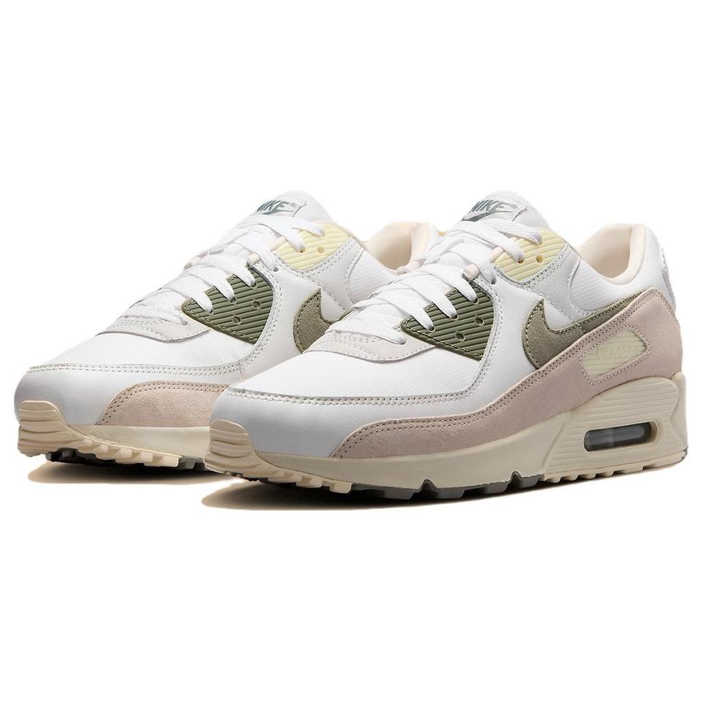 Nike Кроссовки мужские Air Max 90 SE Белый Темный Штукатурка Summit-White Phantom FZ5159-100
