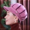 Бабушкина шапка осенне-зимняя бархатная теплая вязаная шерстяная шапка шапка старика женщина в пожилом возрасте старушка мать шапка