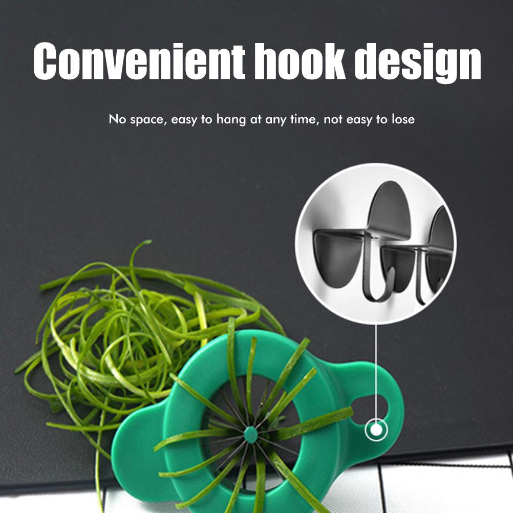 Household Stainless Steel Scallion Cutter Plum Blossom Shred Silk Cutter Sharp Onion Cutter Graters