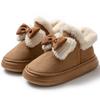Fashion 2025 New Waterproof Cotton Shoes for Women Winter Indoor Plush Warm Couple Cotton Shoes Outdoor Anti Slip Platform Women's Shoes