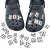 Unisex Letter Number Charm Shoe Decoration Pins Kids Clogs Jeans Women Men Shoe Charms Accessories Summer