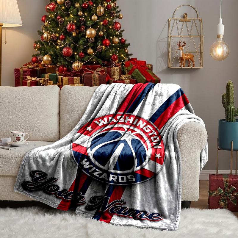 Custom Name Washington basketball Stars Blanket Bedding Blanket for Women Men, Soft Throw Blankets for Couch,Bed, picnic, Christmas gifts