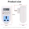 Intelligent Digital Timer Switch 220V 7 Days Weekly Programmable Electronic Timing Socket EU Plug Outlet Appliance Time Control