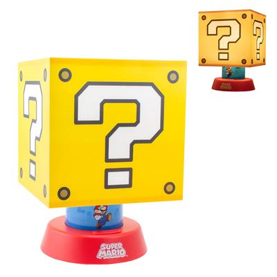 Лампа-икона Paladone Super Mario с 3 настройками яркости и автоматическим выключением для игр Nintendo, тематическое украшение на прикроватную тумбочку для детей