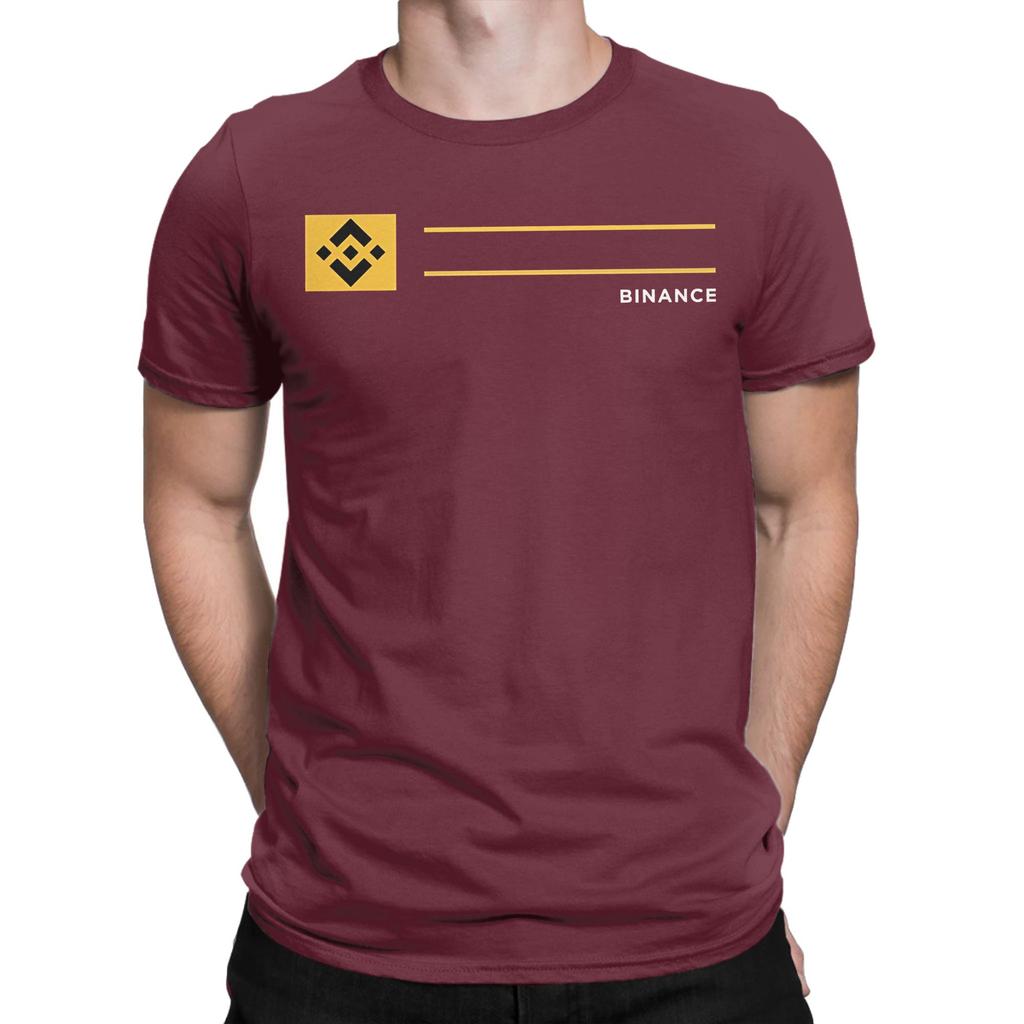 Binance Bnb Crypto Altcoin Clean Logo With Two Yellow Stripes Funny Graphic 100 Cotton Tshirt Binance Bnb Tees Tops For Unisex