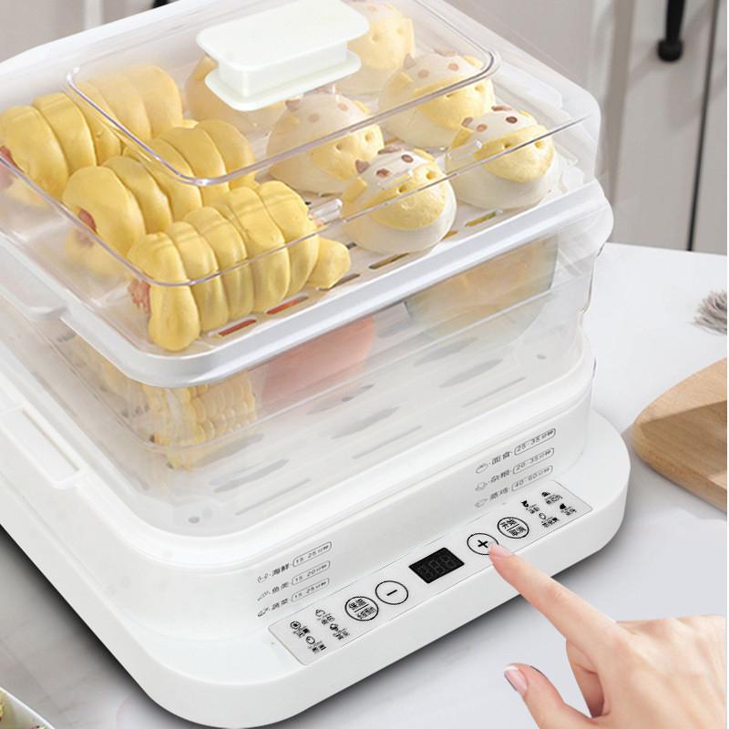 Бытовая трехъярусная пароварка, большая емкость, электрическая пароварка, многофункциональная кухонная интегрированная машина для завтрака