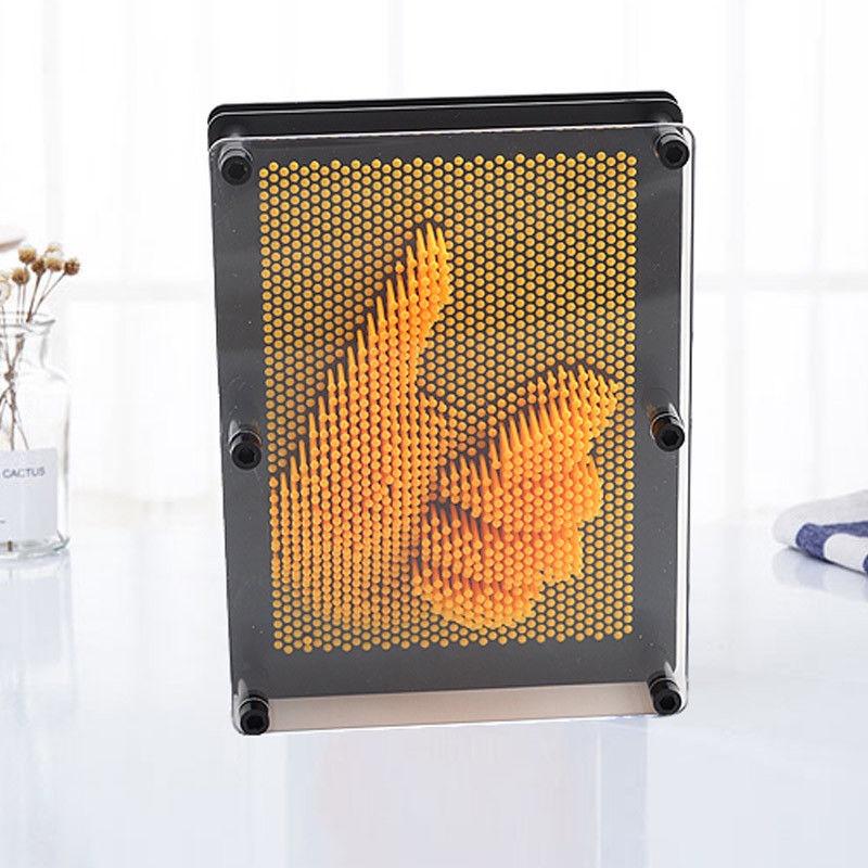 Timeless Funny Game 3d Clone Shape Pin Art Pinscreen Hand Mold Toy For Creative Fun