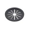 Gaona Chrysanthemum Split Sink Lid, 8cm, Rubber, for Rental Kitchens and Mini Kitchens (GA-PB040)