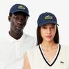 Lacoste Мужская бейсболка с крупным крокодилом RK3186-55N166