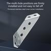 10Pcs Stainless Steel Furniture Corner Connector Shelf Brackets Heavy Duty Corner Brackets for Drawers Cabinets Table