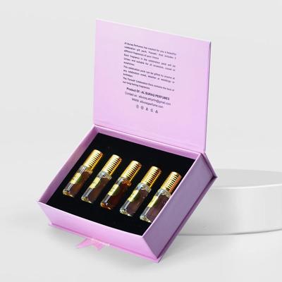 Подарочный набор FARWAH от ALBURAQ Fragrances 5 в 1 набор аттаров Коллекция аттаров для богослужений и личного использования Стойкий аттар без спирта