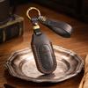 Подходит для нового чехла для ключа Zero Running T03 с пряжкой C11, высококлассного S01 для автомобиля, мужского и женского, из воловьей кожи c01, защитный чехол из натуральной кожи