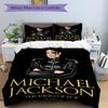 Michael Jackson Pop Print 3Pcs Bedding Setduvet Cover With 2 Bedropillowcase Home Birthday Gift