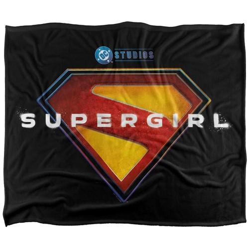 Supergirl 2026 Name In Center Shield Blanket