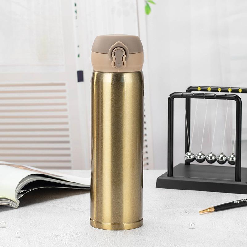 Креативная чашка-непроливайка из нержавеющей стали 304, чашка-термос, двухслойная, для автомобиля, бизнес-подарок, изоляционная чашка для воды