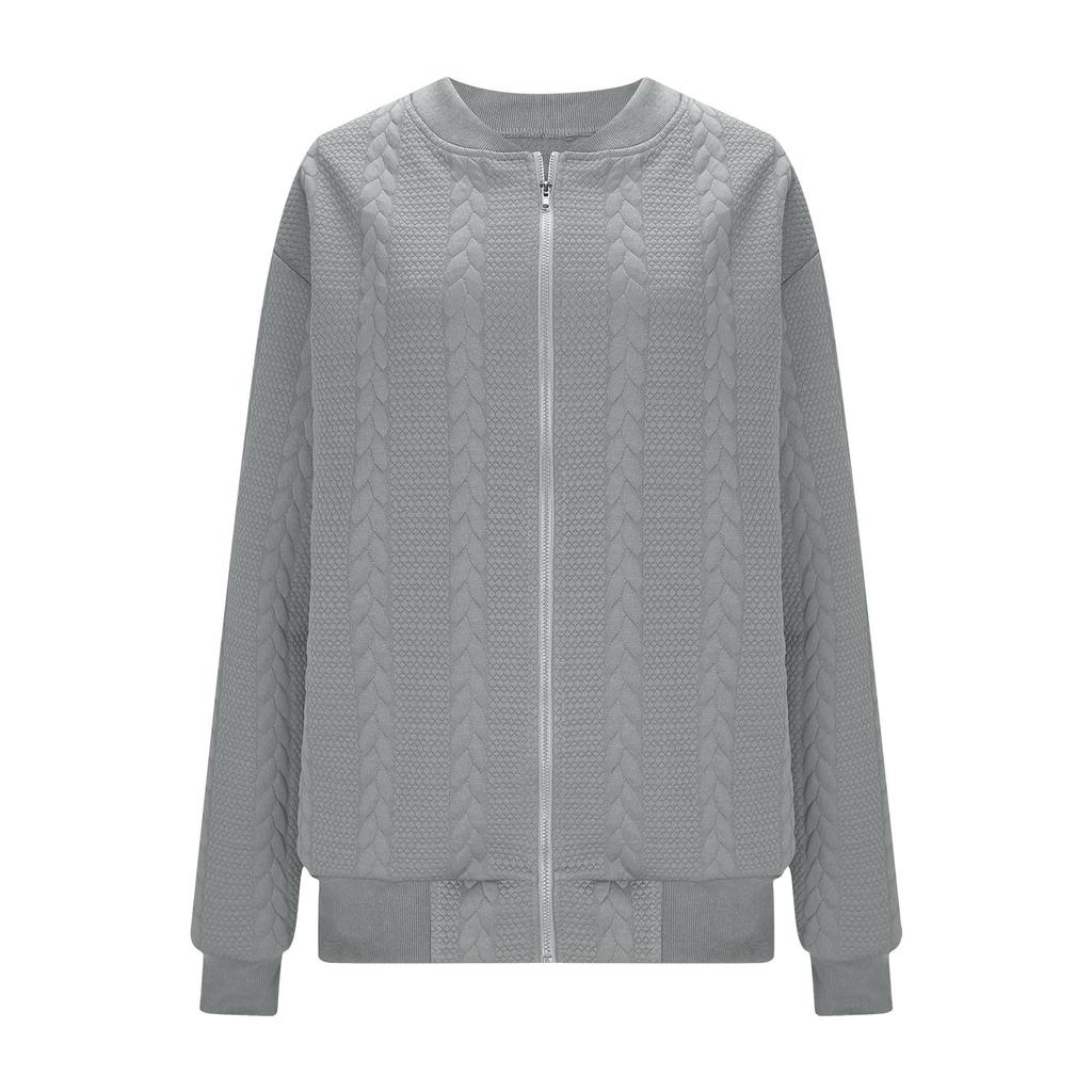 Женская куртка со стойкой воротником, осенняя, легкая, повседневная, на молнии, для выхода в свет, базовая модная верхняя одежда