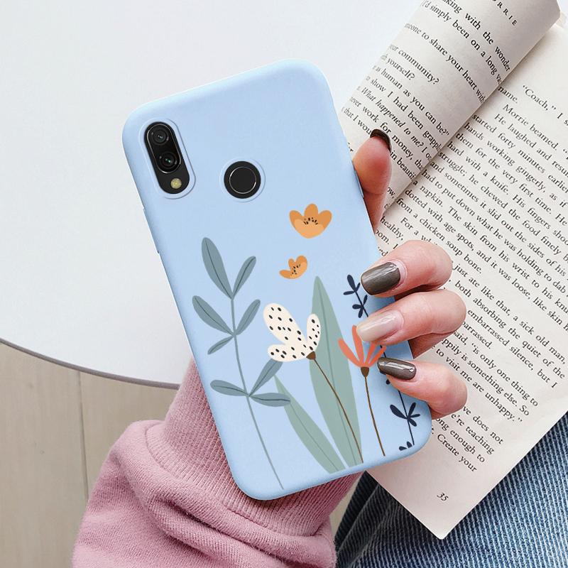 Чехол Сердце Цветок Для Redmi Note 7 7S Pro Телефон Милый Силиконовый Ударопрочный Мягкий Чехол Для Redmi Note 8 9 Корпус Мультяшный Девочки Обложка