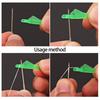 Quick Threading Tool for Sewing Machines Mini Fish Shaped Needle Threader with Sturdy Plastic Metal Construction