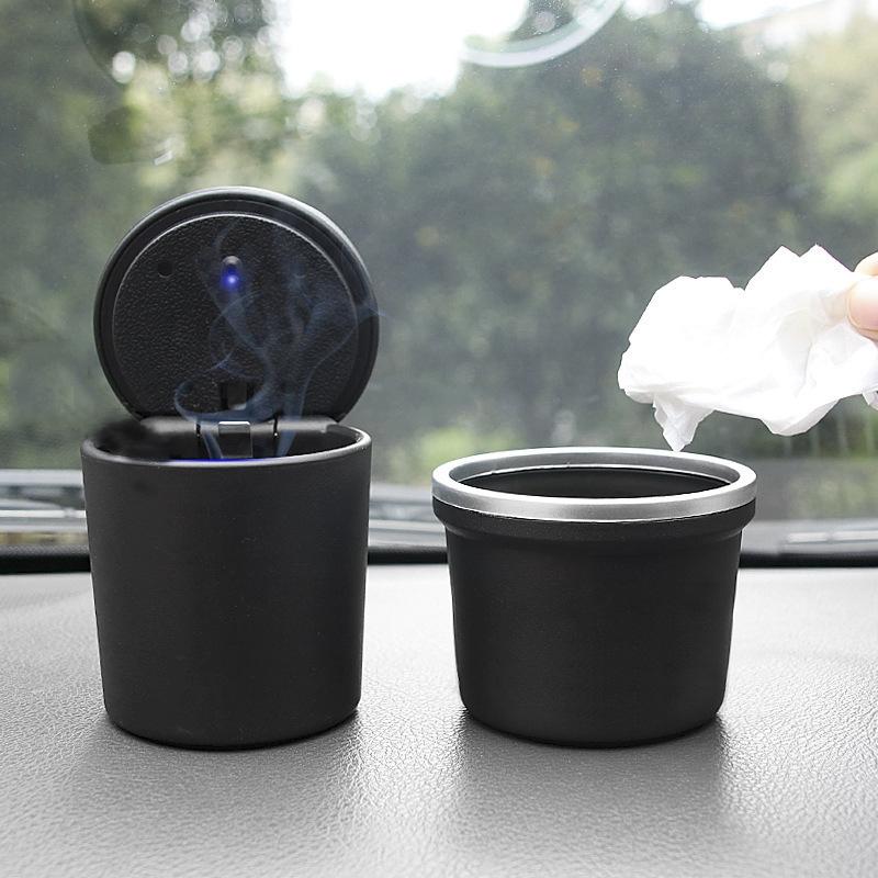 Portable Car Ashtray LED Light Cup Holder Styling Accessory for Mitsubishi Pajero Sport ASX Lancer L200 Attrage Xpander Eclipse