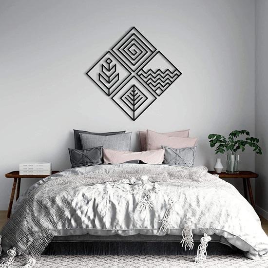 Деревянные настенные украшения, художественные изделия, окрашенная отделка, толщина 4 мм, домашний декор