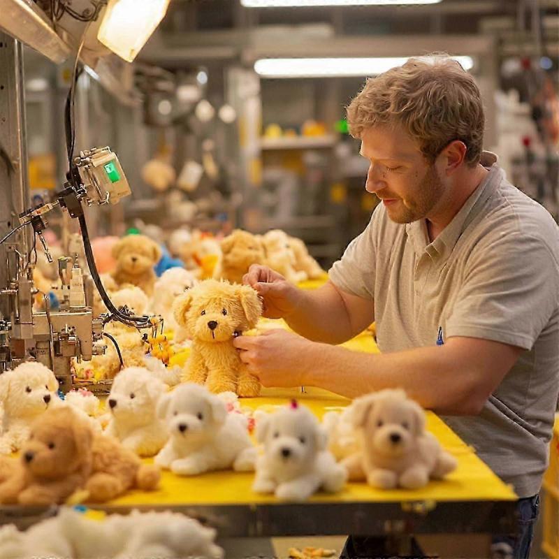 My Lifelike Robot Puppy, Robot Puppy That Behaves Like a Real Dog, Cute Soft Robot Dog That Walks and Barks(Brown)