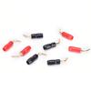 8Pcs 2Mm Audio Speaker Cable Pin Plug Banana Connector Screw For Hifi
