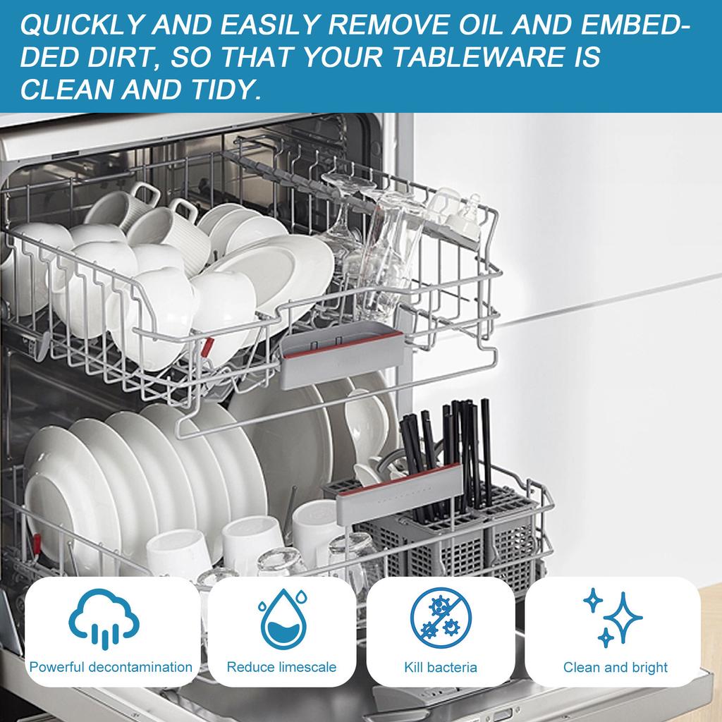 JUE-FISH Средство для чистки посудомоечных машин Средство для удаления сильных масляных пятен Удаляет известковый налет и неприятные запахи Таблетки для удаления накипи Таблетки для удаления сильных масляных пятен