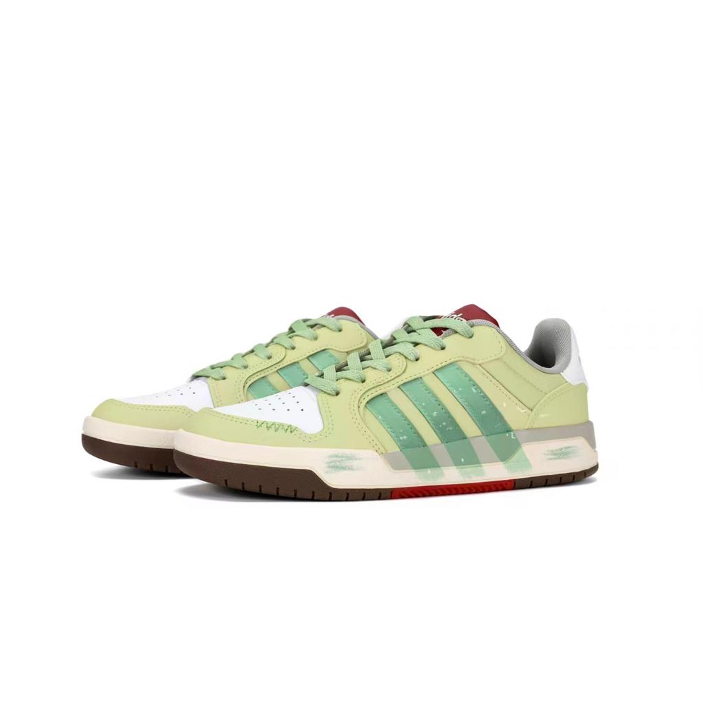 Adidas ENTRAP Coverage Slip Resistant Abrasion Resistant Low top Skateboard Shoes Unisex Green FW3462(team2240-)