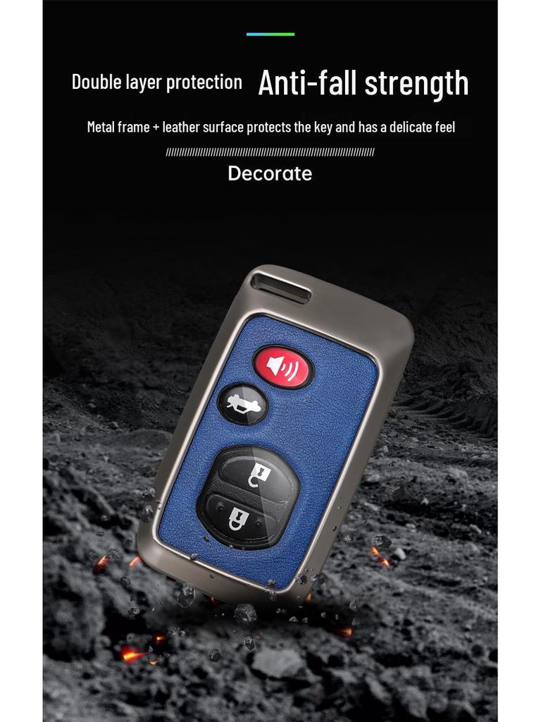 Подходит для Toyota Corolla, Levin, Camry, Highlander, RAV4, Crown, CH-R и Reiz Чехол для ключей
