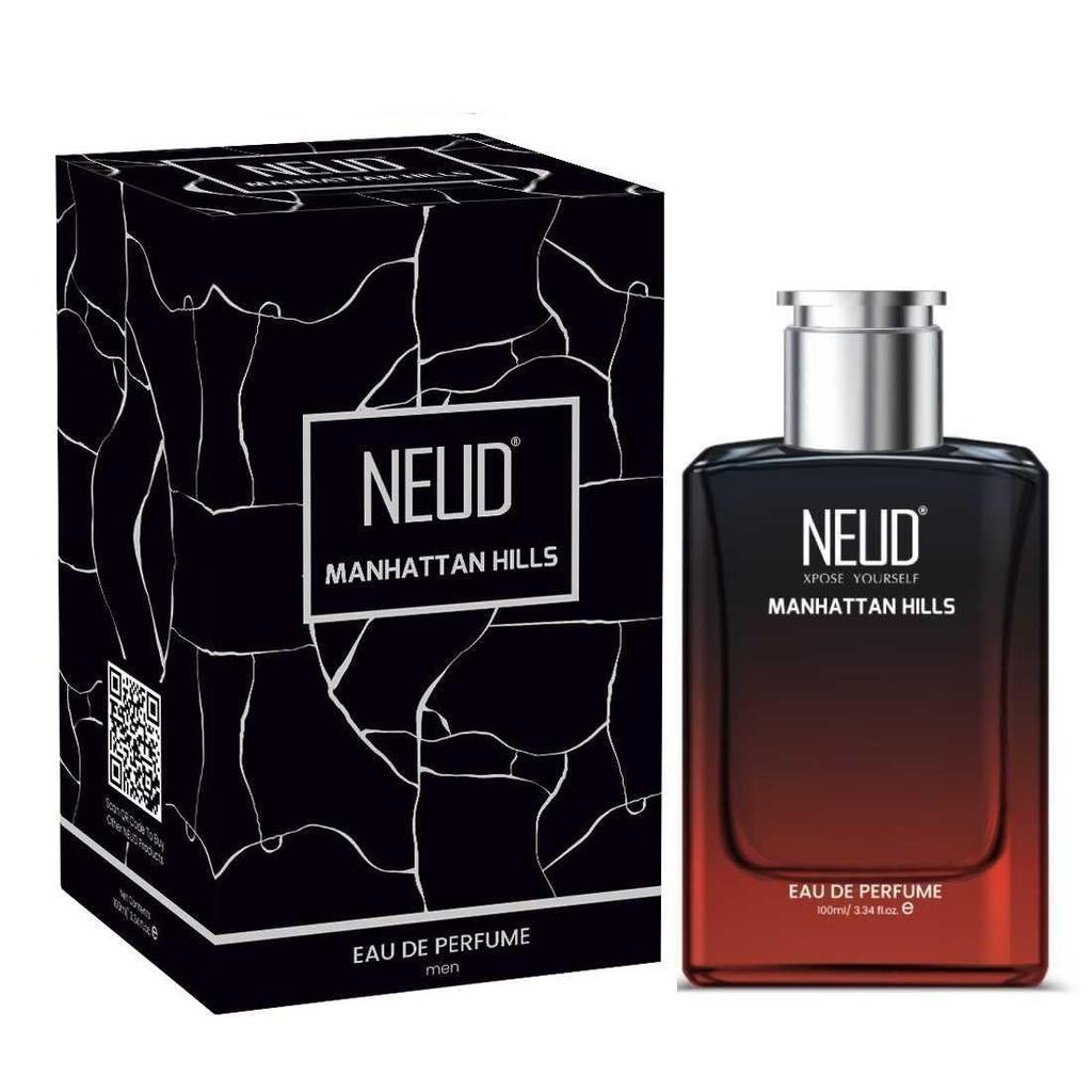 NEUD Manhattan Hills Роскошные духи для утонченных мужчин, стойкая EDP — 1 упаковка (100мл)