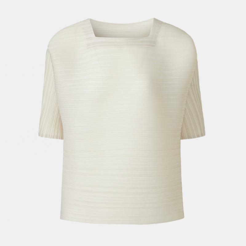 PleaTs Me Square Neck Loose FiT T shirT epTsm026007