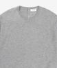 SAINT LAURENT Wool Crew Neck Short Sleeve Knit - Grey / 800574Y76Iy1473
