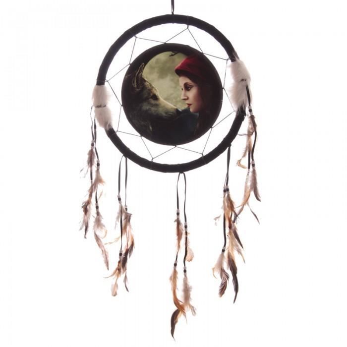 Attrape-rêves - Lisa Parker - Lune - 32.5 Cm - Rond - Intérieur