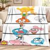Gumball blanket Flannel Blanket Soft Cozy Plush Throw for Sofa Bed Lightweight Home Decoration Outdoor camping