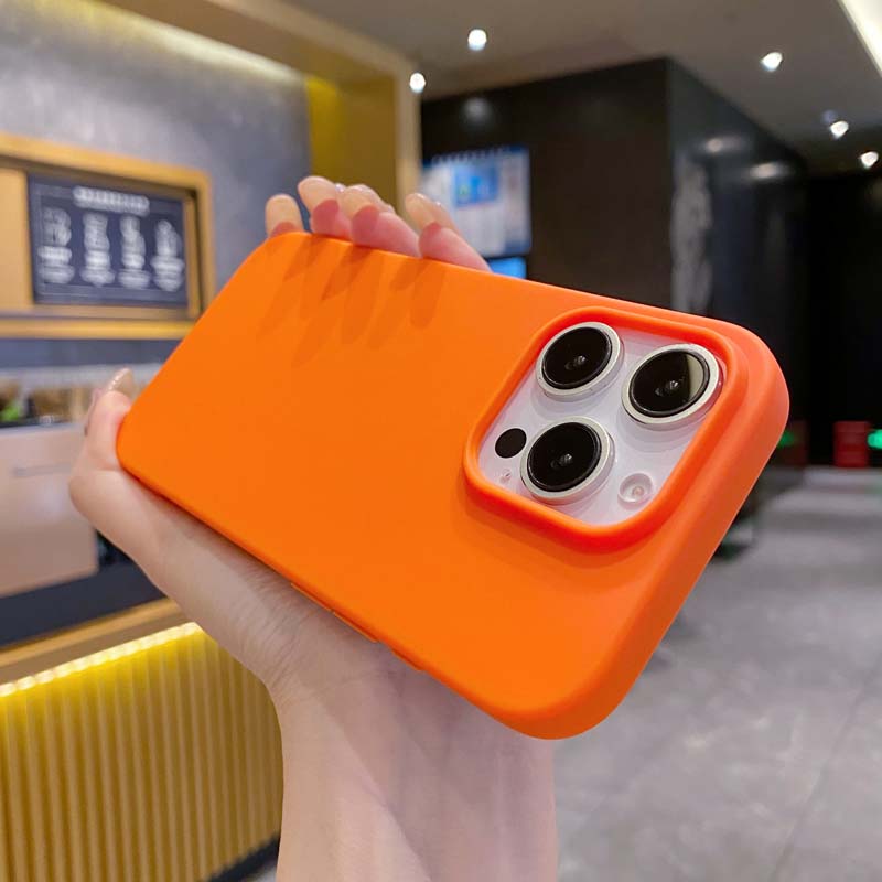 Новый однотонный чехол для телефона для IPhone 16 15 14 13 12 11 Pro Max 16Pro Мягкий силиконовый Ударопрочный Защитный Аксессуары Чехол