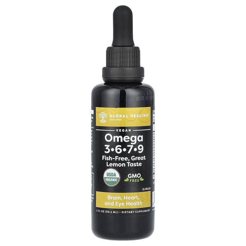 Omega 3, 6, 7, 9, Lemon, 2 fl oz (59.2 ml)