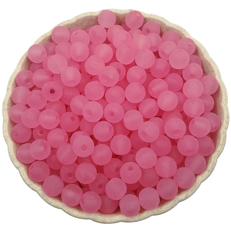 6 мм 80 шт. для изготовления ювелирных изделий, красочные акриловые бусины с глазурью, ювелирные изделия «сделай сам», браслеты, ожерелья, серьги, поделки, материал ручной работы
