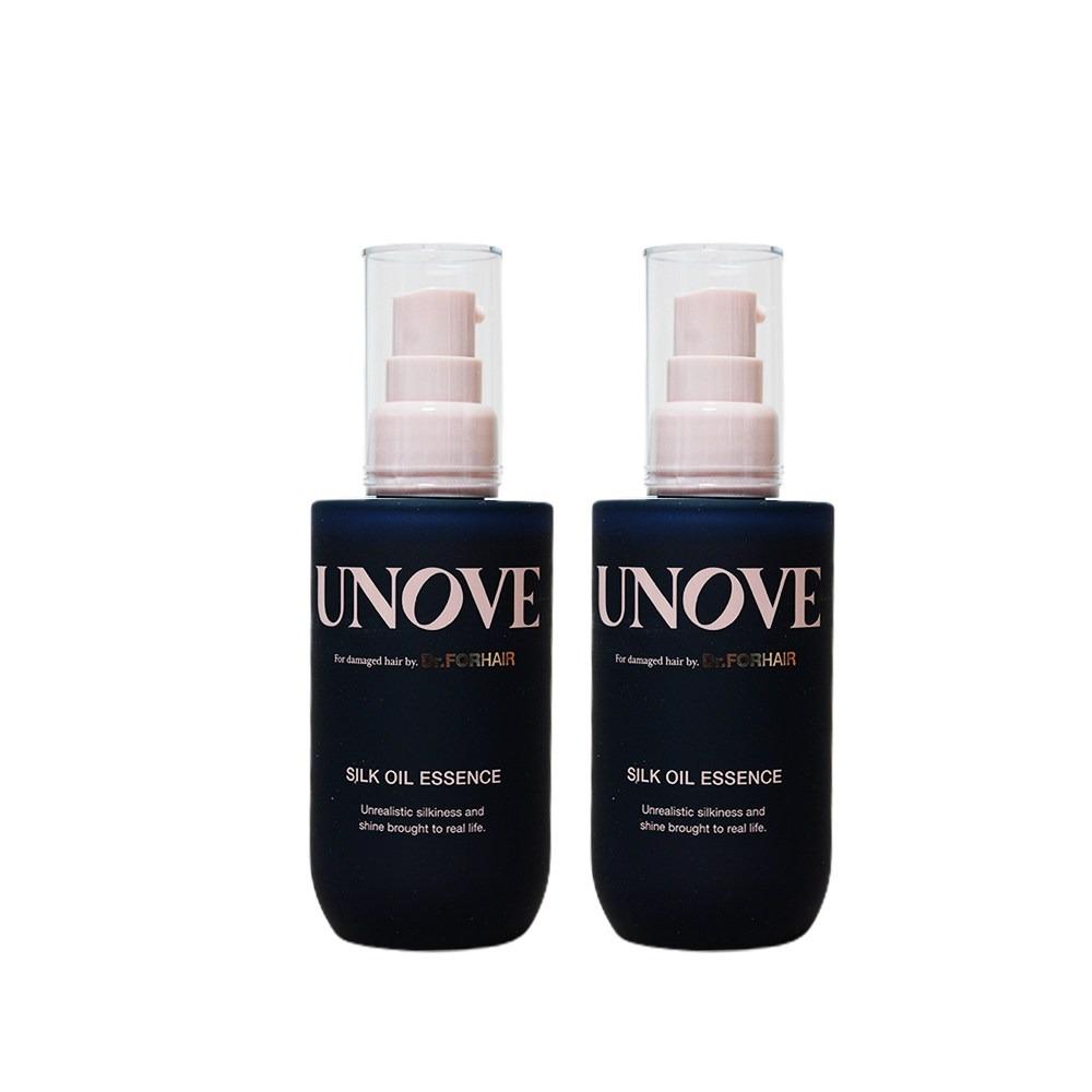 UNOVE Silk Protein Hair Oil Essence Nourishing & Shine Care 70ml x2
