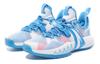Men's Sneakers Anta GH2 Cushioning Slip Resistant Abrasion Resistant Low top Basketball Shoes Men's White Blue