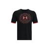Logo Print Round Neck Training Loose Fit Short Sleeve T-Shirt Men Tops Black 1361665-001